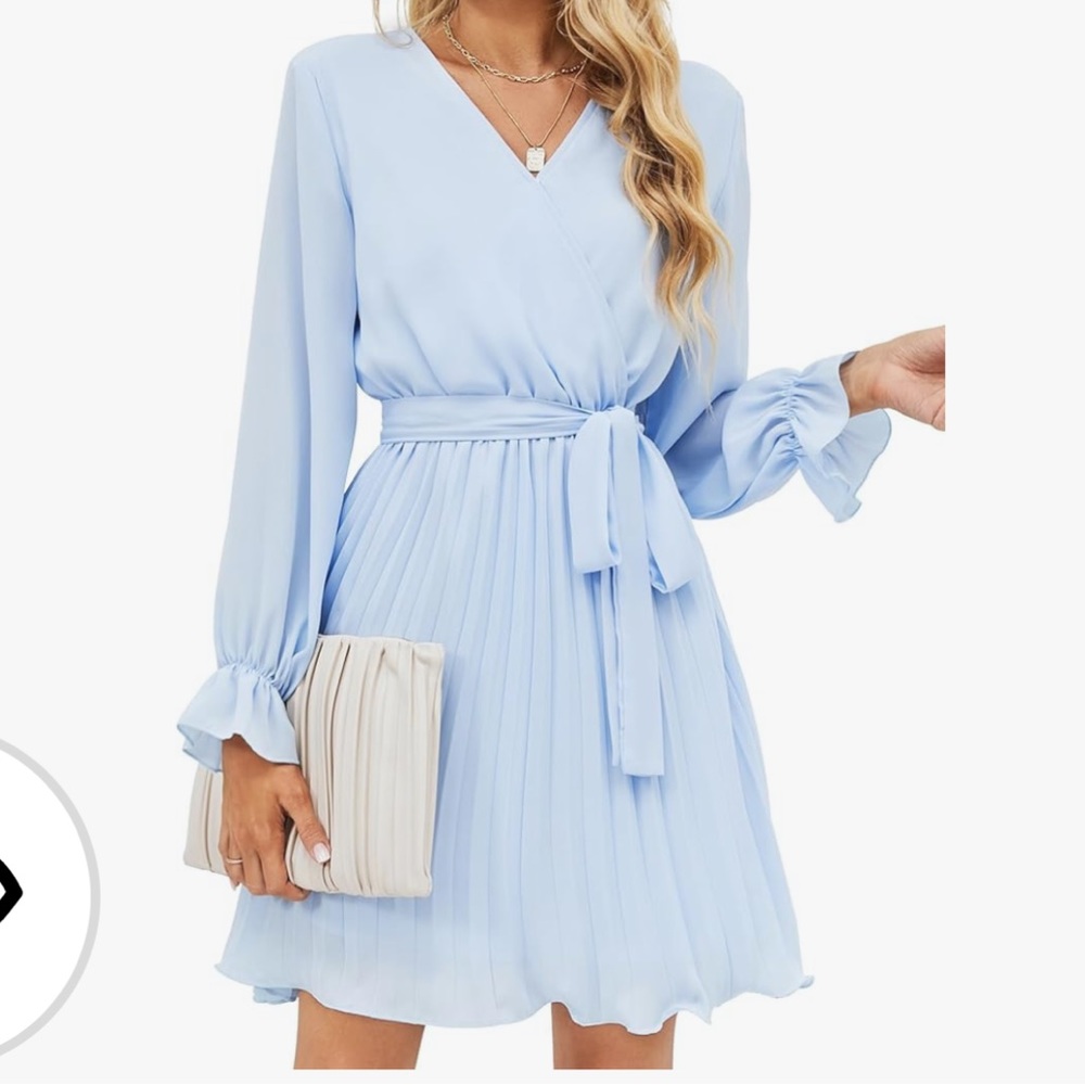 BBX Lephsnt light blue dress